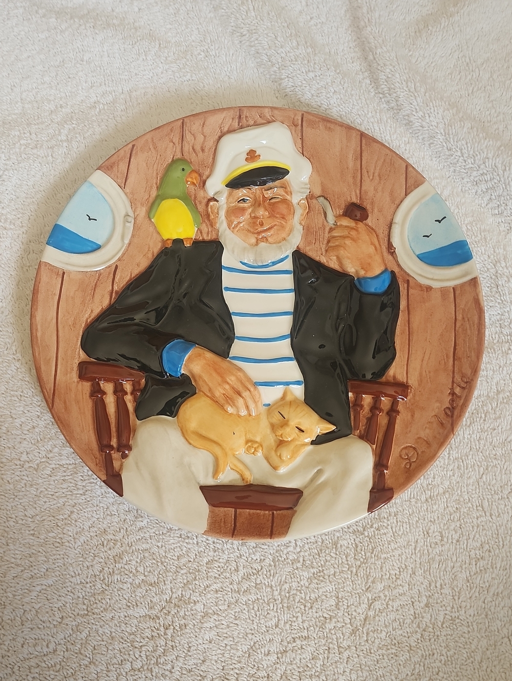 Jack Tar TOBY PLATE 3rd Issue By Bradford Exchange With Davenport Pottery